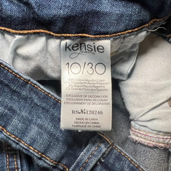 KENSIE CROPPED STRAIGHT LEG JEANS - Picture 4 of 7